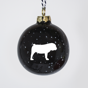 Christmas tree bauble dachshund sand large