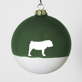 Christmas tree bauble dachshund sand large