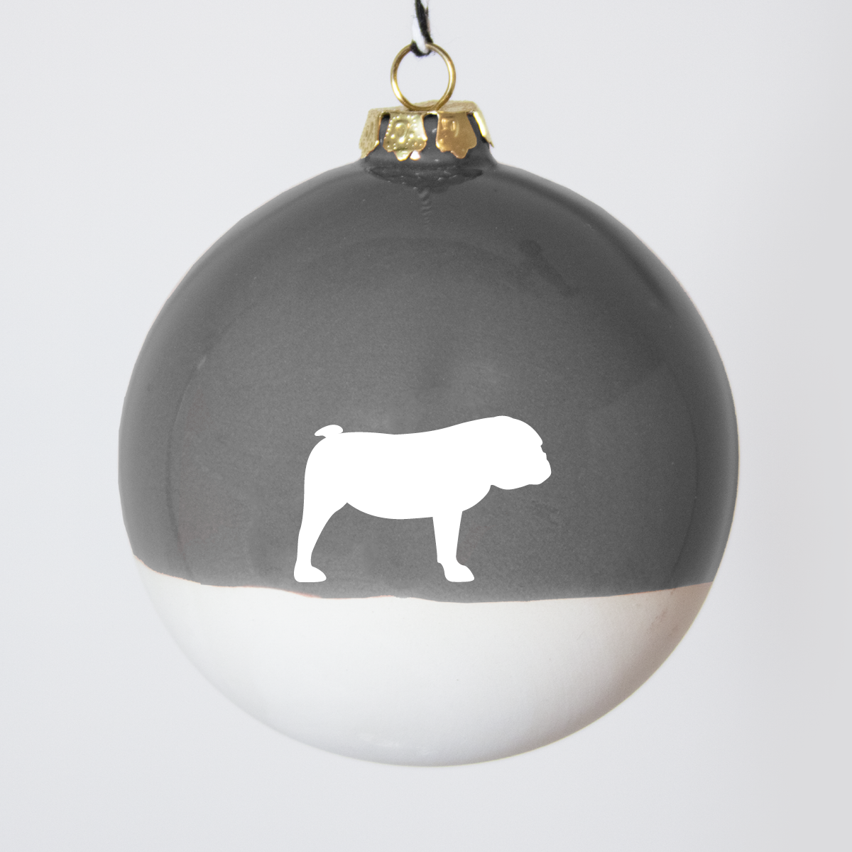 Christmas tree bauble dachshund sand large