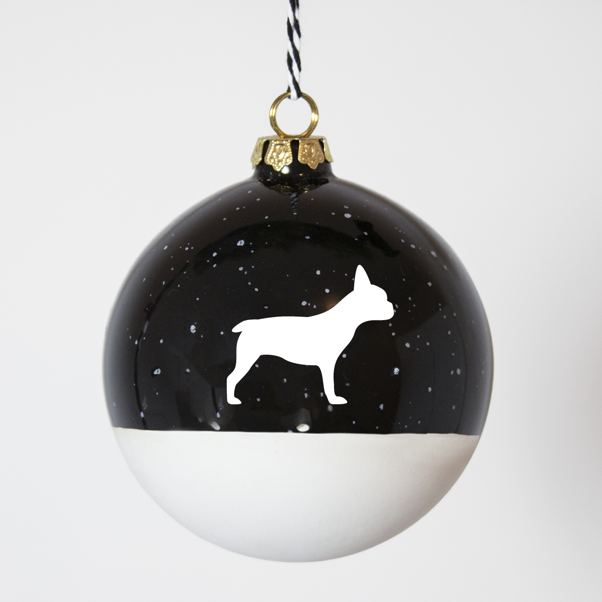 Christmas tree bauble dachshund sand large