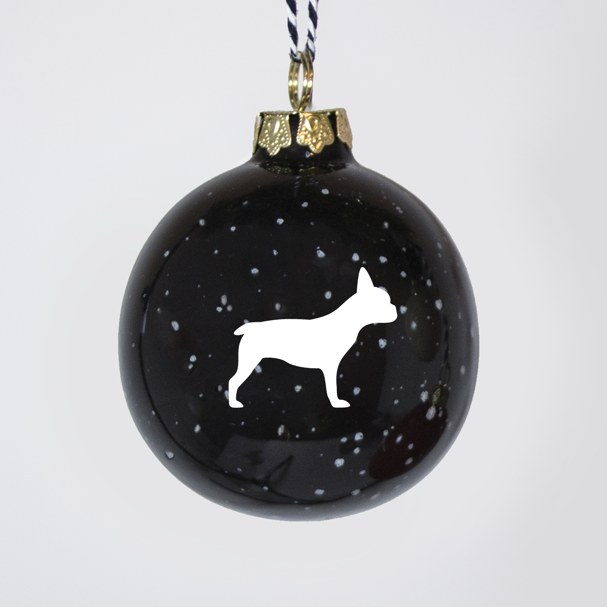 Christmas tree bauble dachshund sand large
