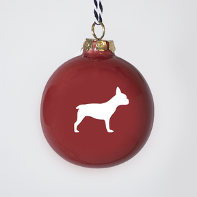 Christmas tree bauble dachshund sand large