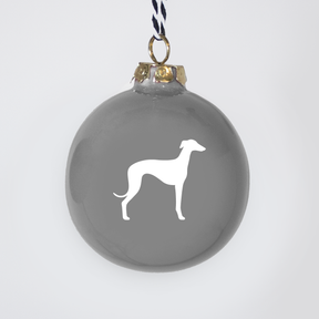 Christmas tree bauble dachshund sand large