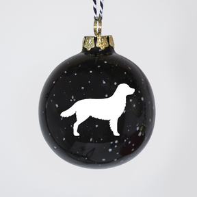 Christmas tree bauble dachshund sand large