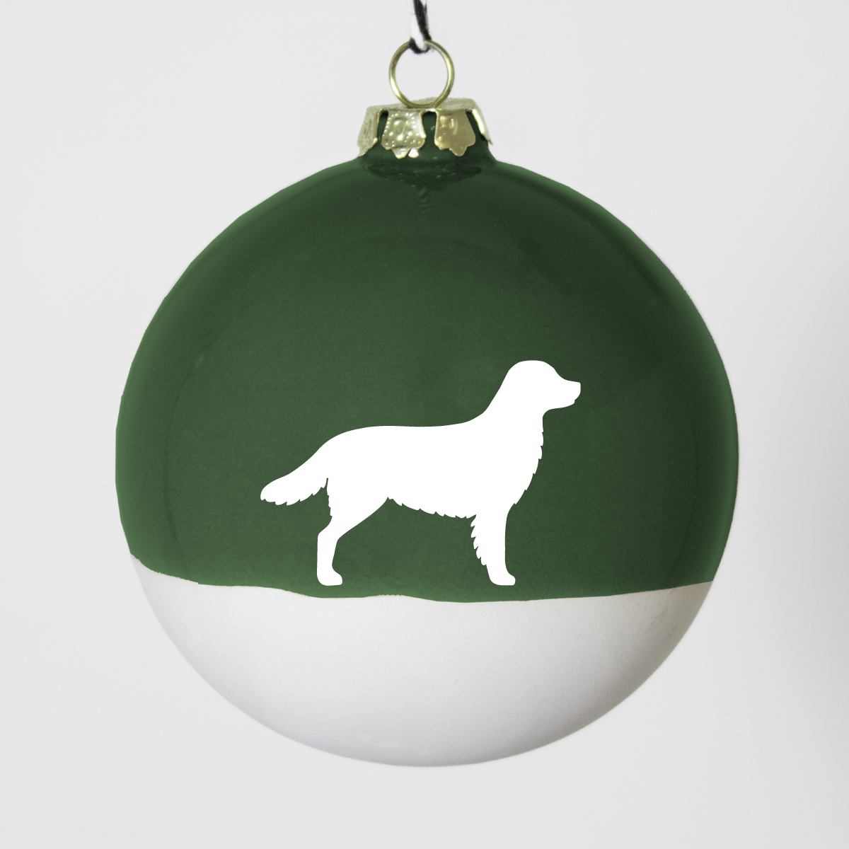 Christmas tree bauble dachshund sand large