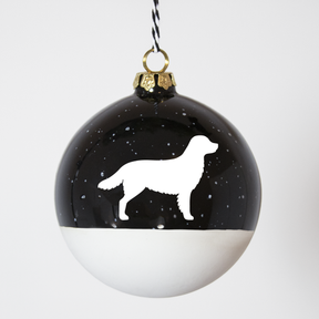 Christmas tree bauble dachshund sand large