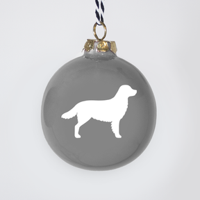 Christmas tree bauble dachshund sand large