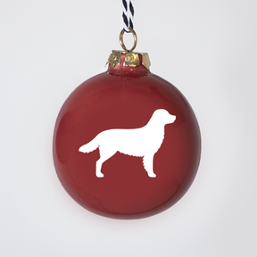 Christmas tree bauble dachshund sand large