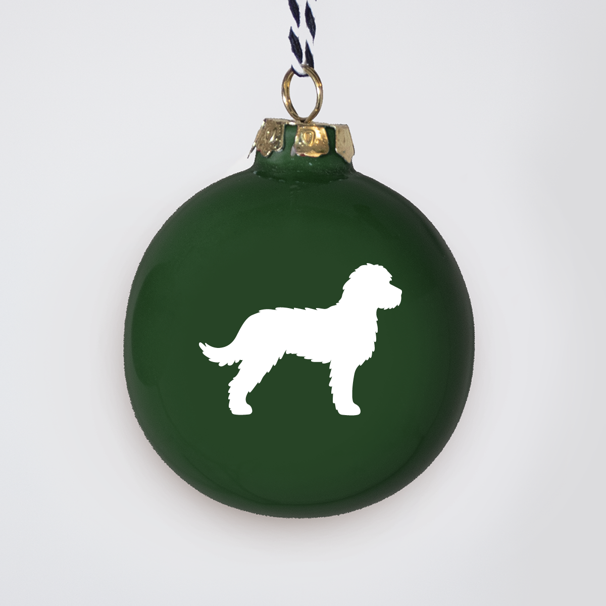 Christmas tree bauble dachshund sand large