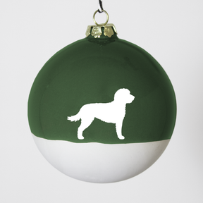Christmas tree bauble dachshund sand large