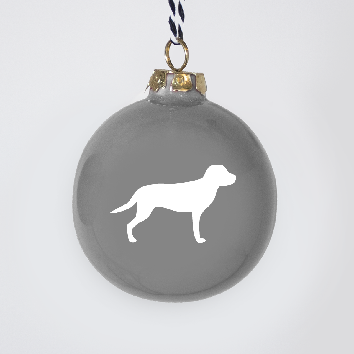 Christmas tree bauble dachshund sand large