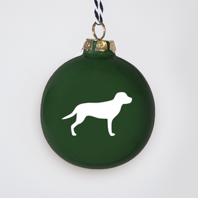 Christmas tree bauble dachshund sand large