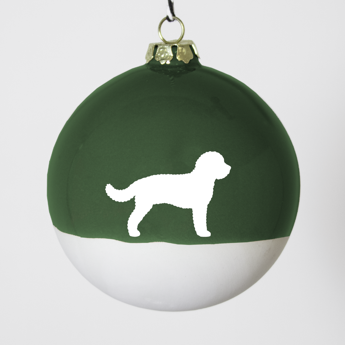 Christmas tree bauble dachshund sand large