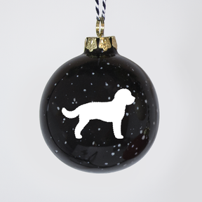 Christmas tree bauble dachshund sand large