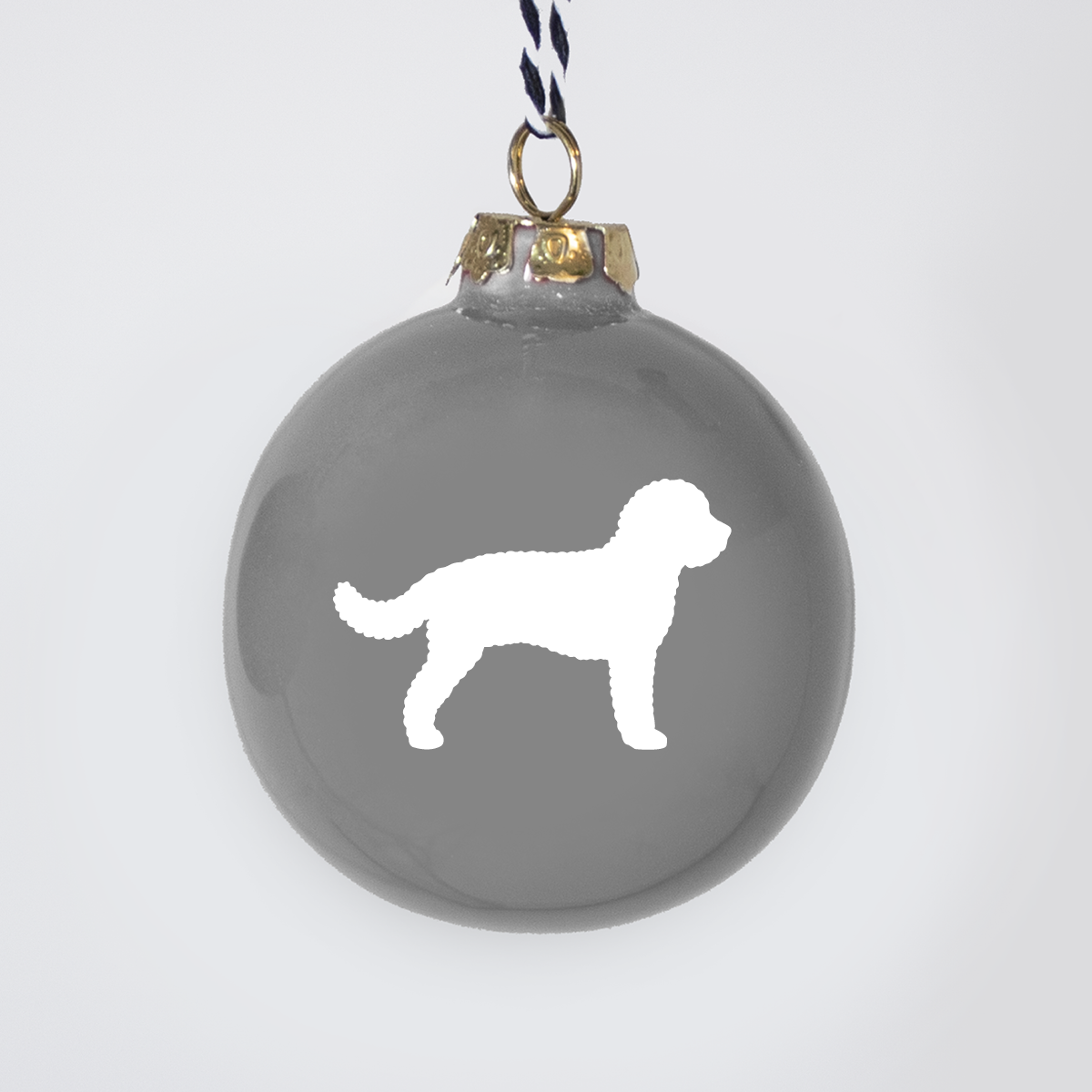 Christmas tree bauble dachshund sand large