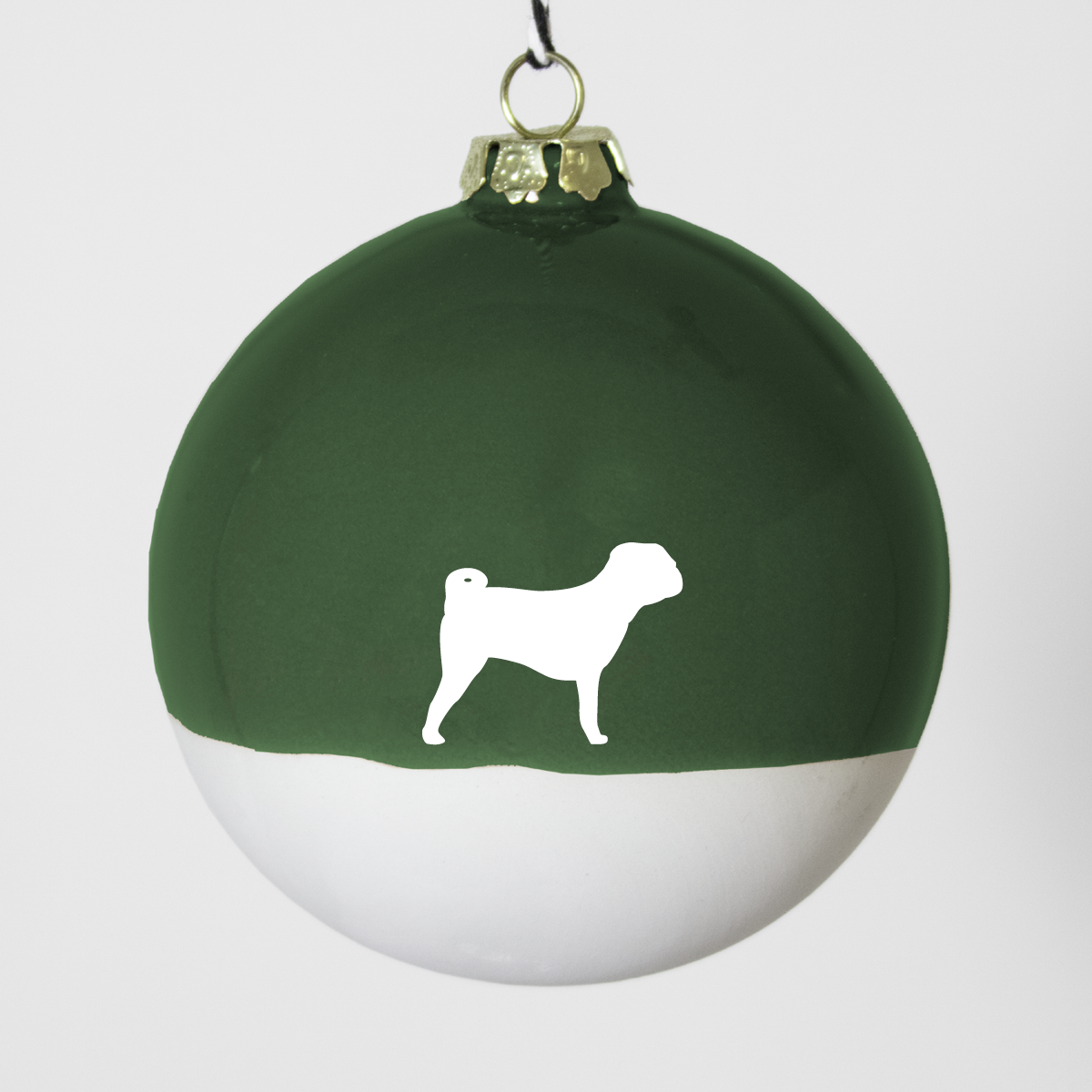 Christmas tree bauble dachshund sand large