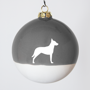 Große Christbaumkugel Lieblingshund Dusty