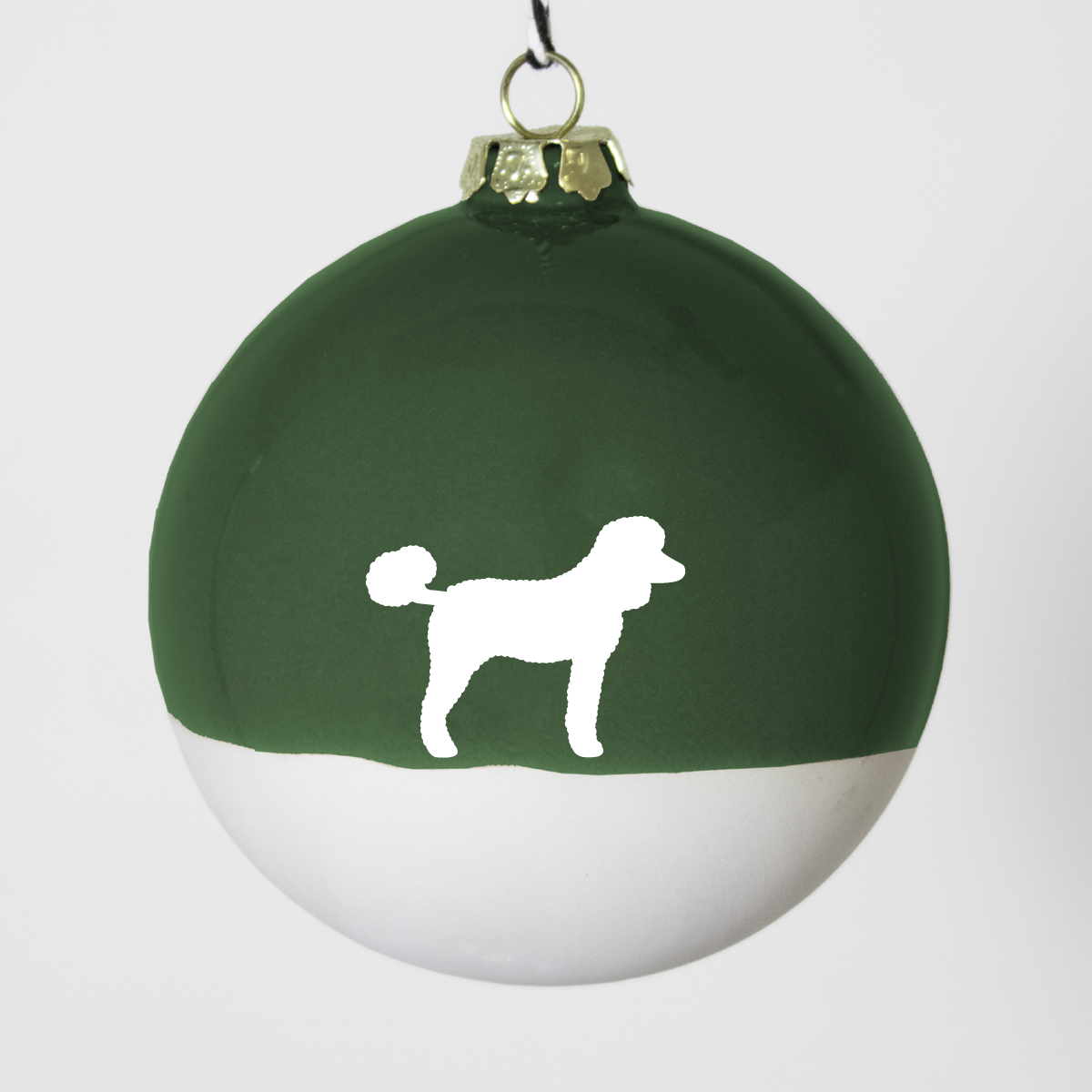 Christmas tree bauble dachshund sand large