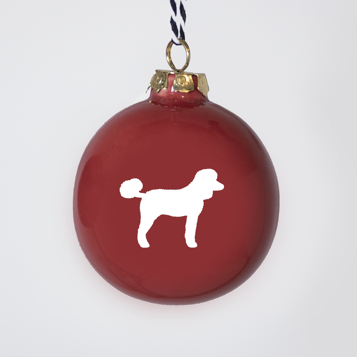 Christmas tree bauble dachshund sand large