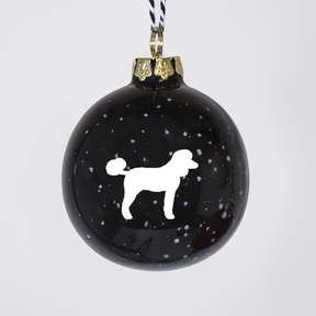 Christmas tree bauble dachshund sand large