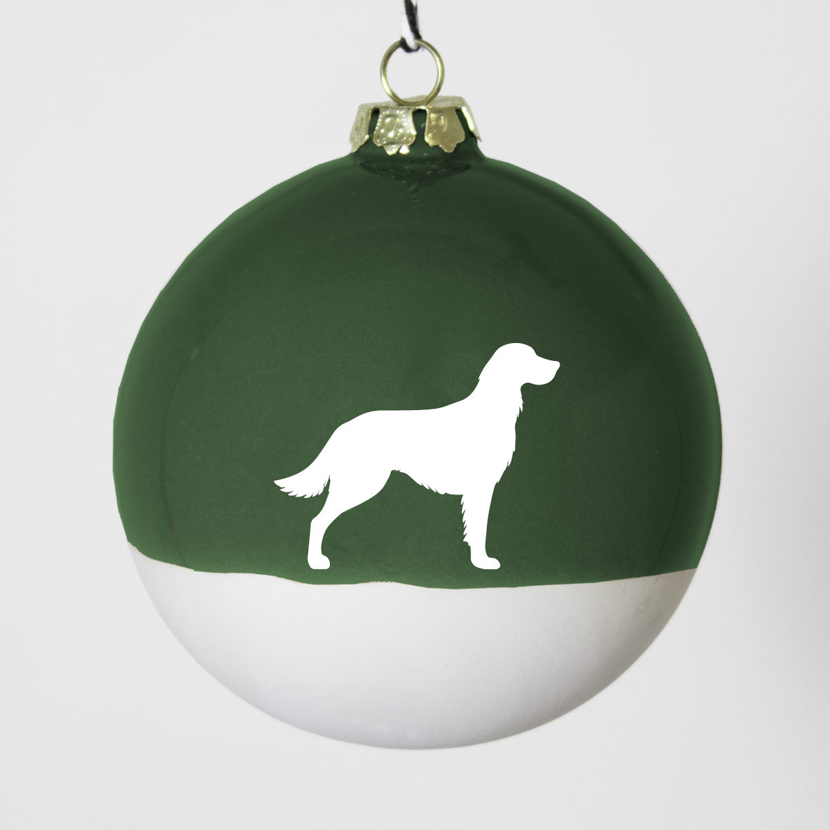 Christmas tree bauble dachshund sand large