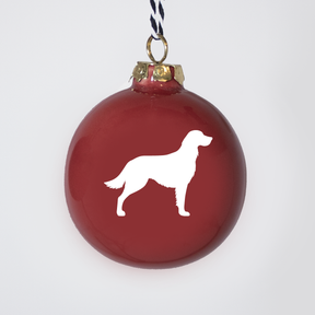 Christmas tree bauble dachshund sand large
