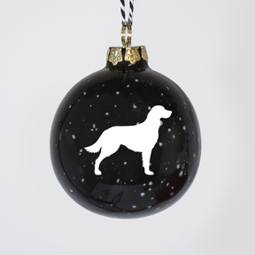 Christmas tree bauble dachshund sand large