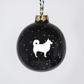 Christmas tree bauble dachshund sand large