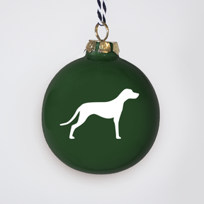 Christmas tree bauble dachshund sand large