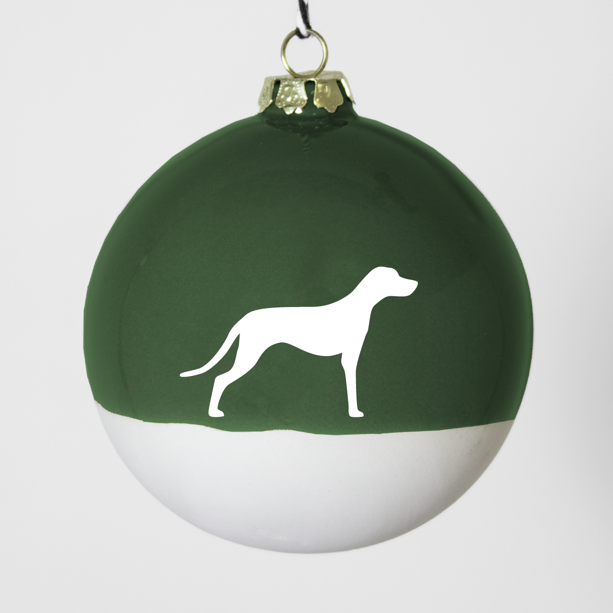 Christmas tree bauble dachshund sand large