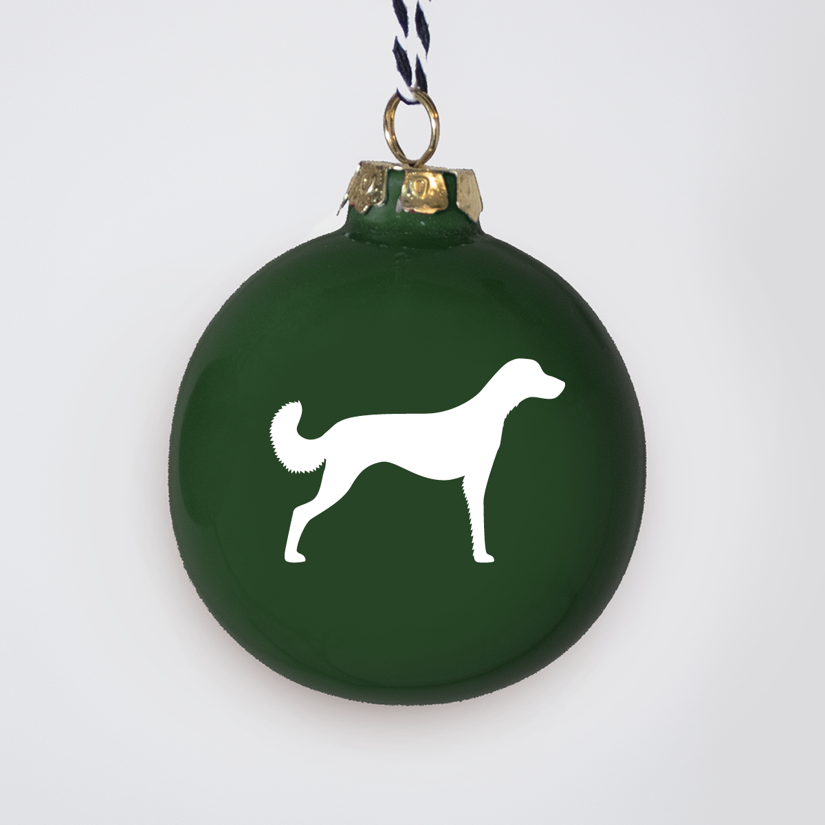 Christmas tree bauble dachshund sand large