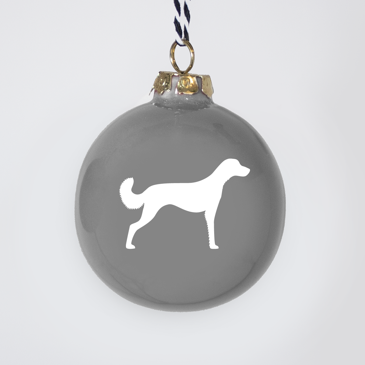 Christmas tree bauble dachshund sand large