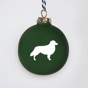 Christmas tree bauble dachshund sand large