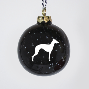 Christmas tree bauble dachshund sand large