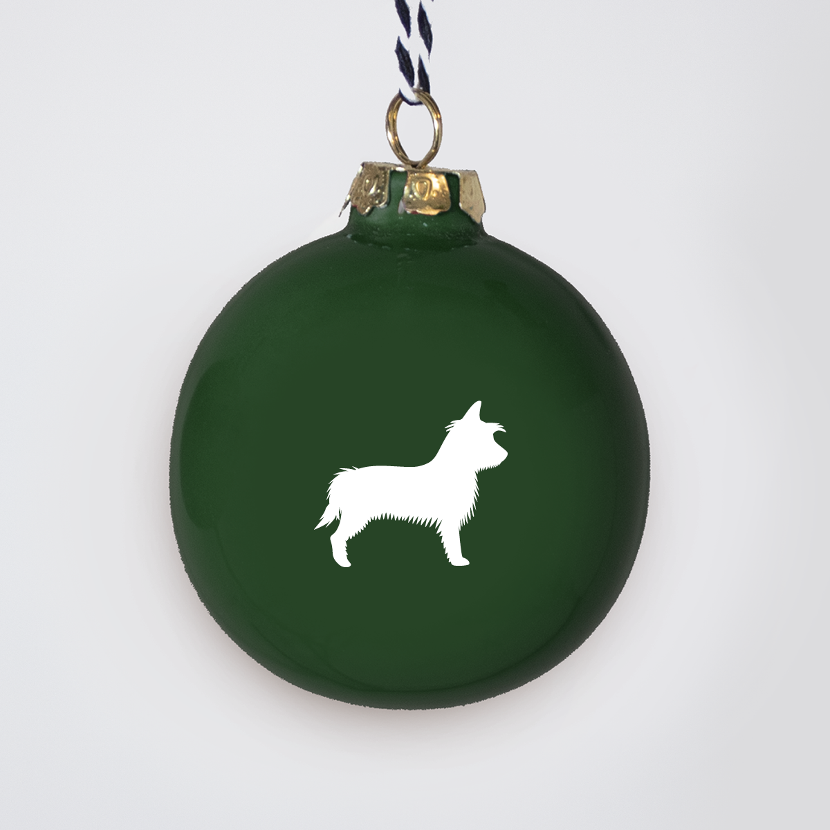 Christmas tree bauble dachshund sand large