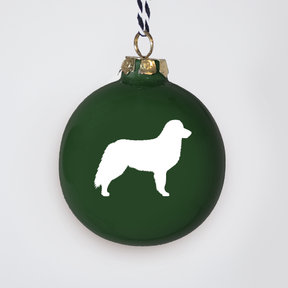 Christmas tree bauble dachshund sand large