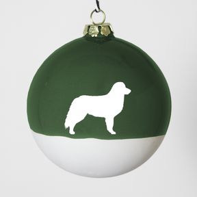 Christmas tree bauble dachshund sand large