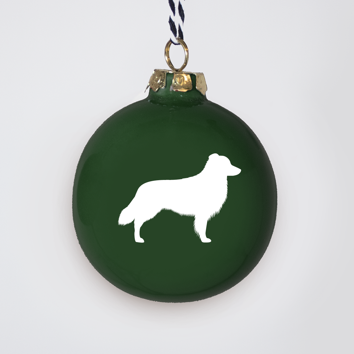 Christmas tree bauble dachshund sand large