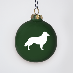 Christmas tree bauble dachshund sand large