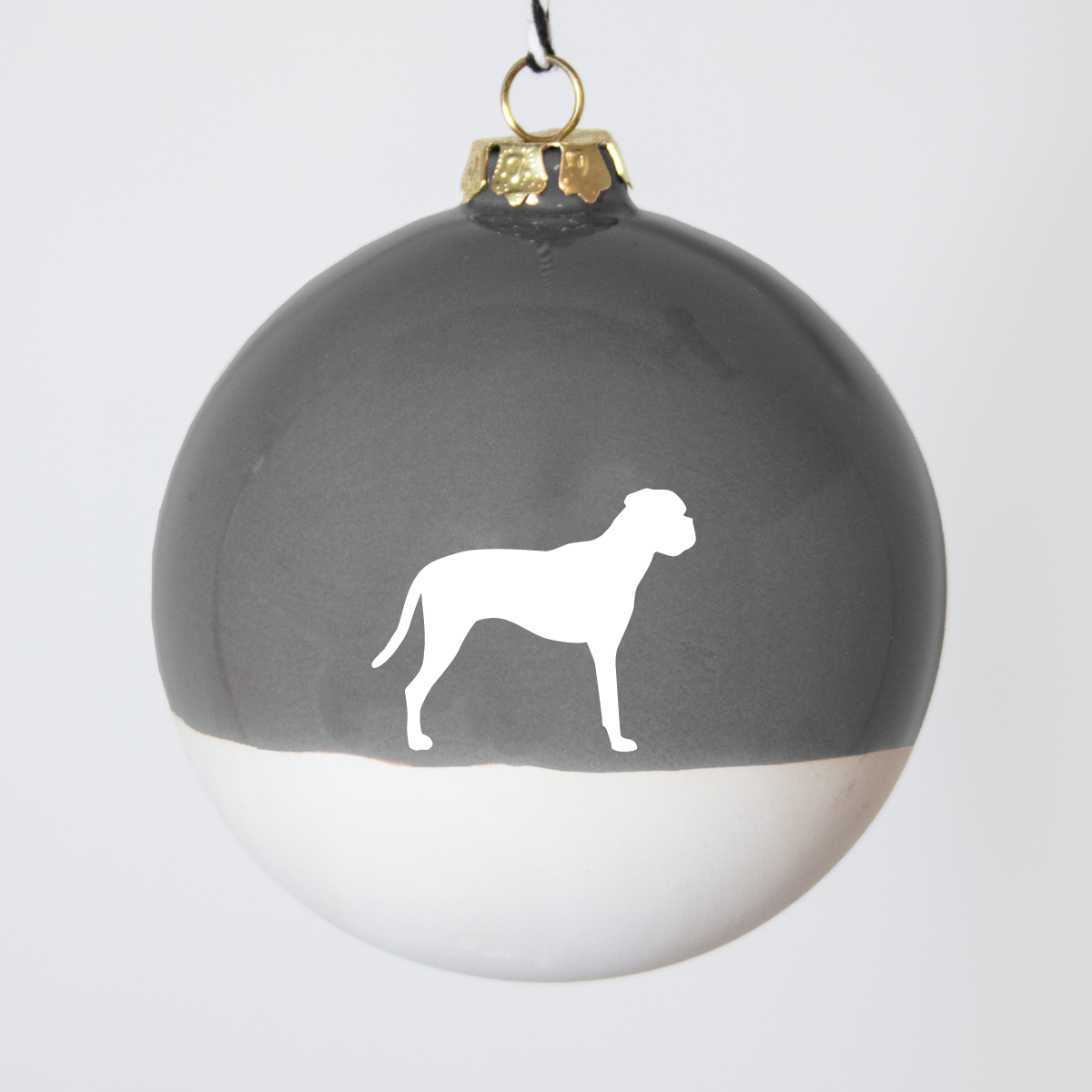 Christmas tree bauble dachshund sand large