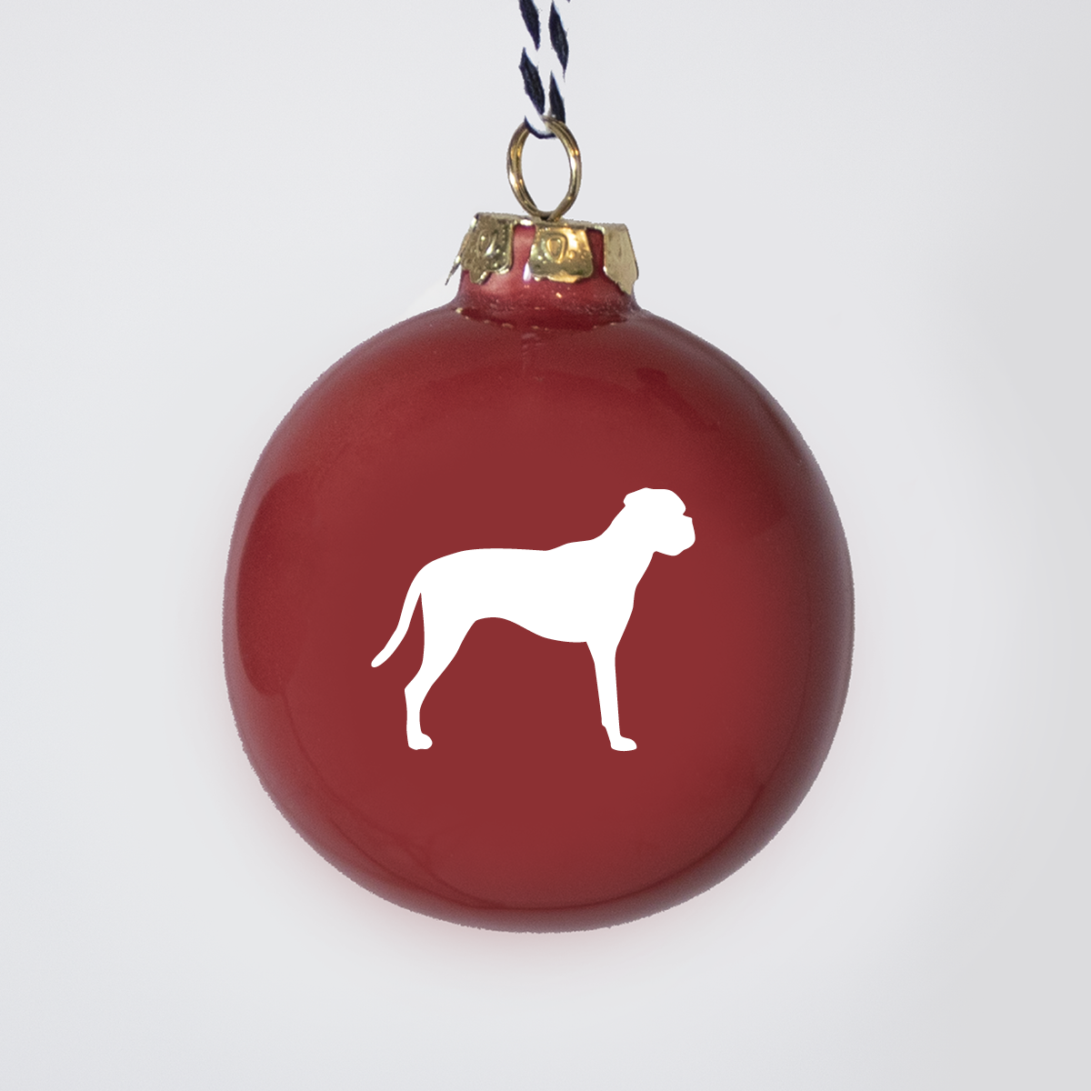 Christmas tree bauble dachshund sand large
