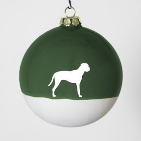 Christmas tree bauble dachshund sand large