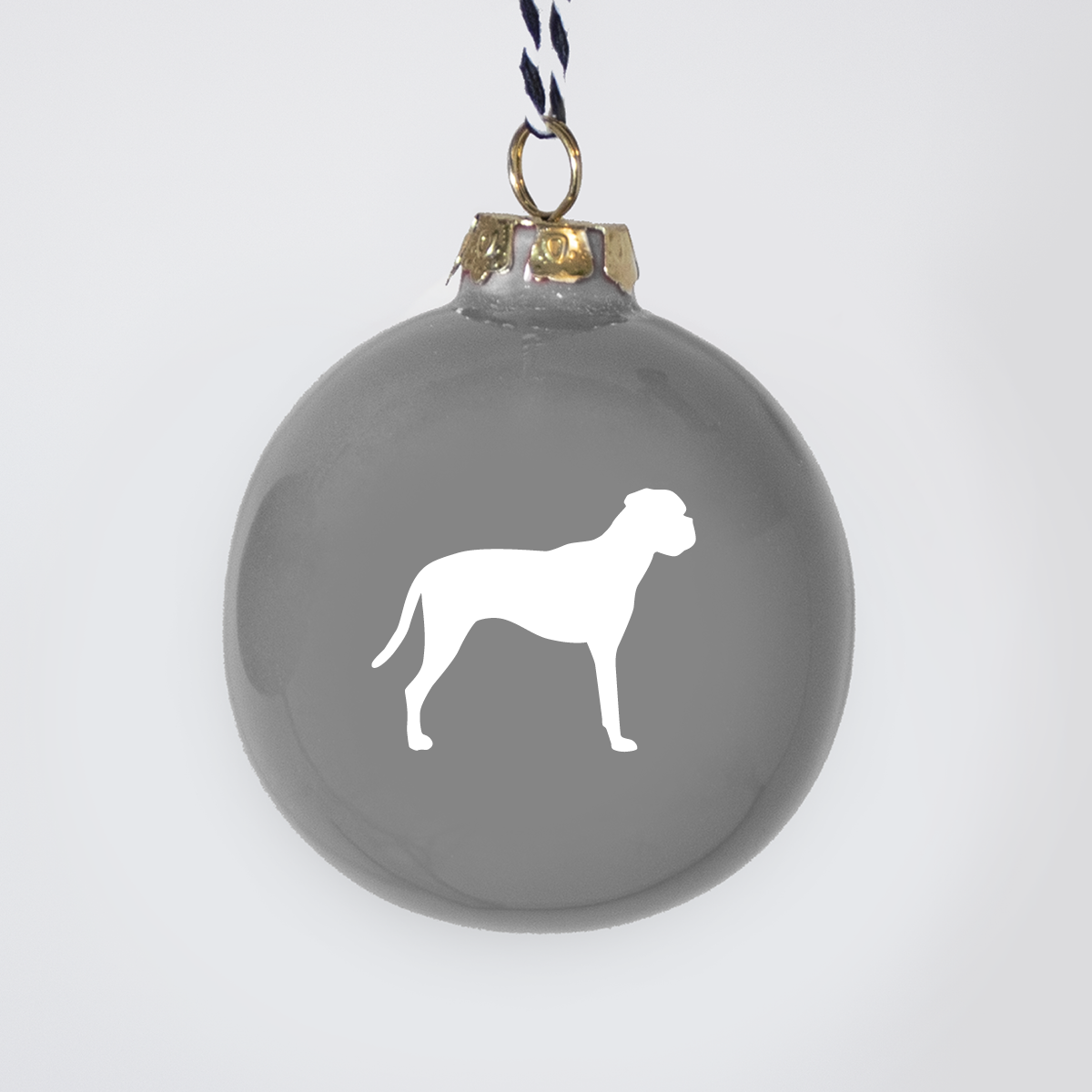 Christmas tree bauble dachshund sand large