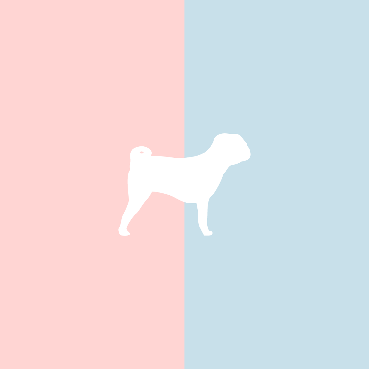 Große Tasse Lieblingshund Full Powder Rose