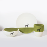 Basic-Set Rehbock Olive