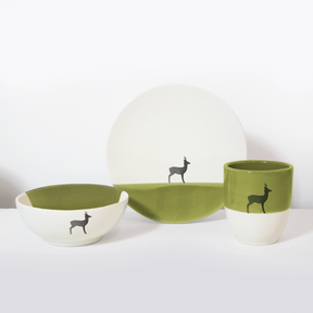 Basic-Set Rehbock Olive