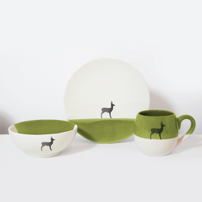 Basic-Set Rehbock Olive