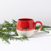 Tasse Dackel Weihnachts-Edition Red