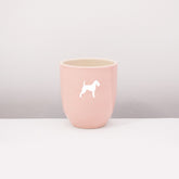 Becher Lieblingshund Full Powder Rose – Airedale Terrier #Lieblingshund wählen_Airedale Terrier