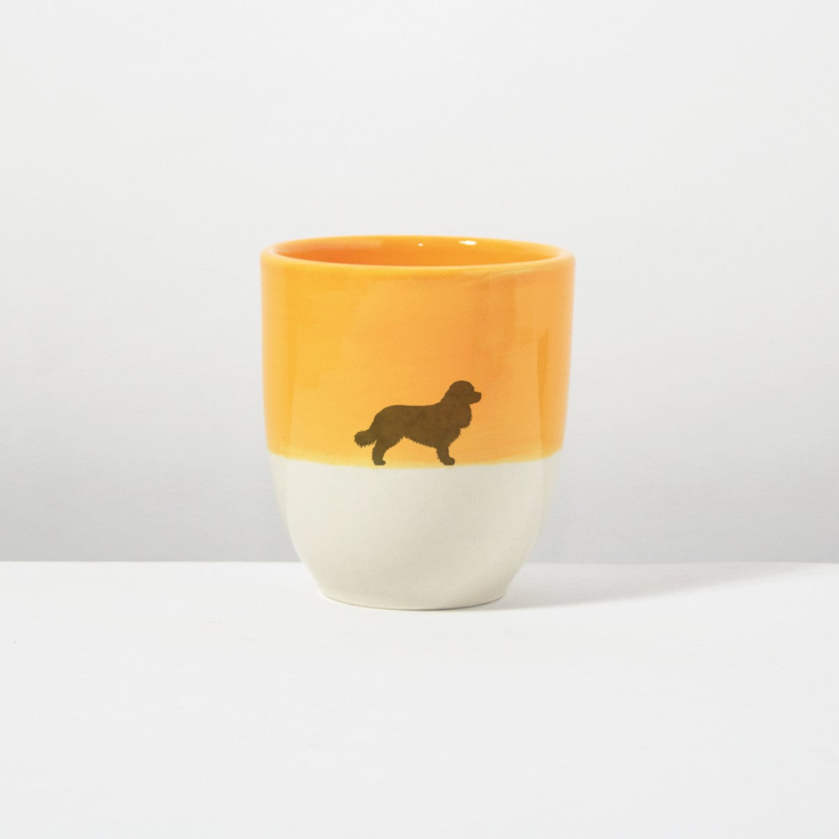 Becher Lieblingshund Orange Light